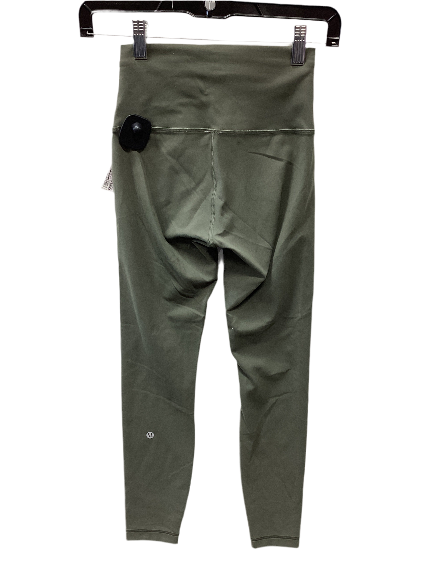 Athletic Leggings By Lululemon In Green, Size:4