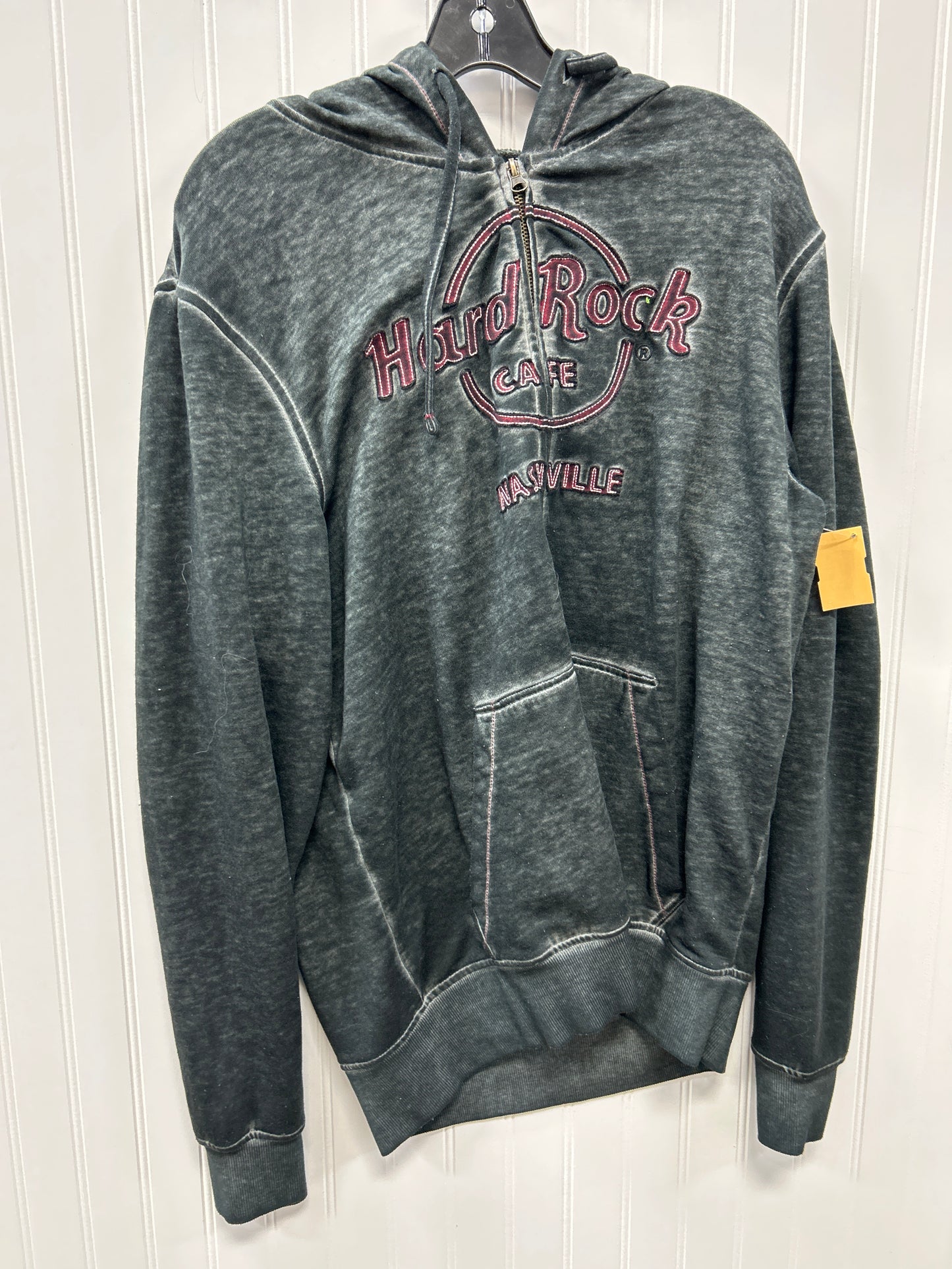 Sweatshirt Hoodie By Clothes Mentor In Black, Size:L