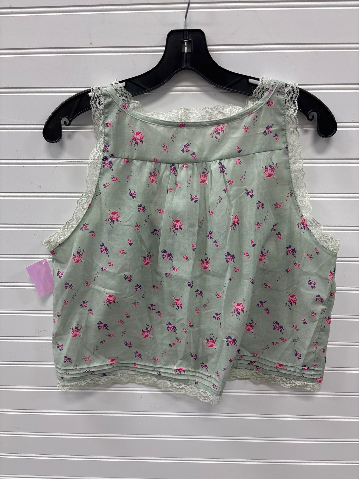 Top Sleeveless By Cmc In Green, Size:S