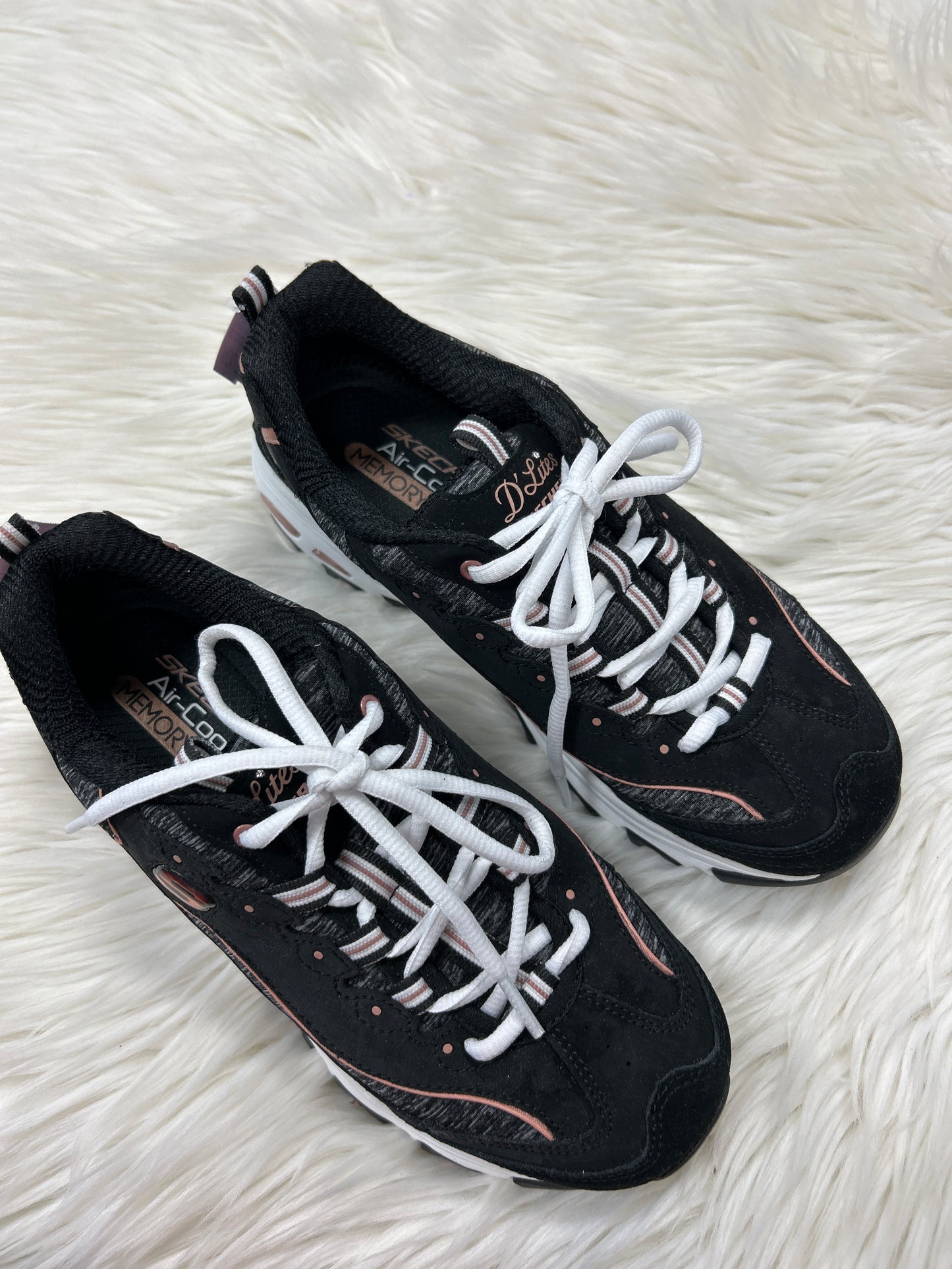 Shoes Athletic By Skechers In Black, Size:8 NEW
