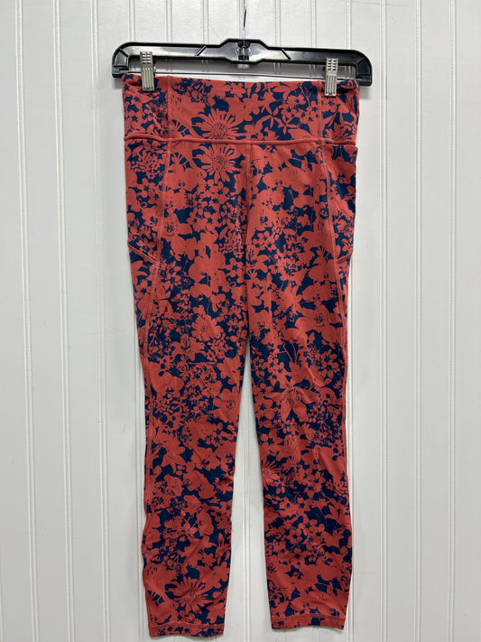 Athletic Leggings By Lululemon In Red, Size:6