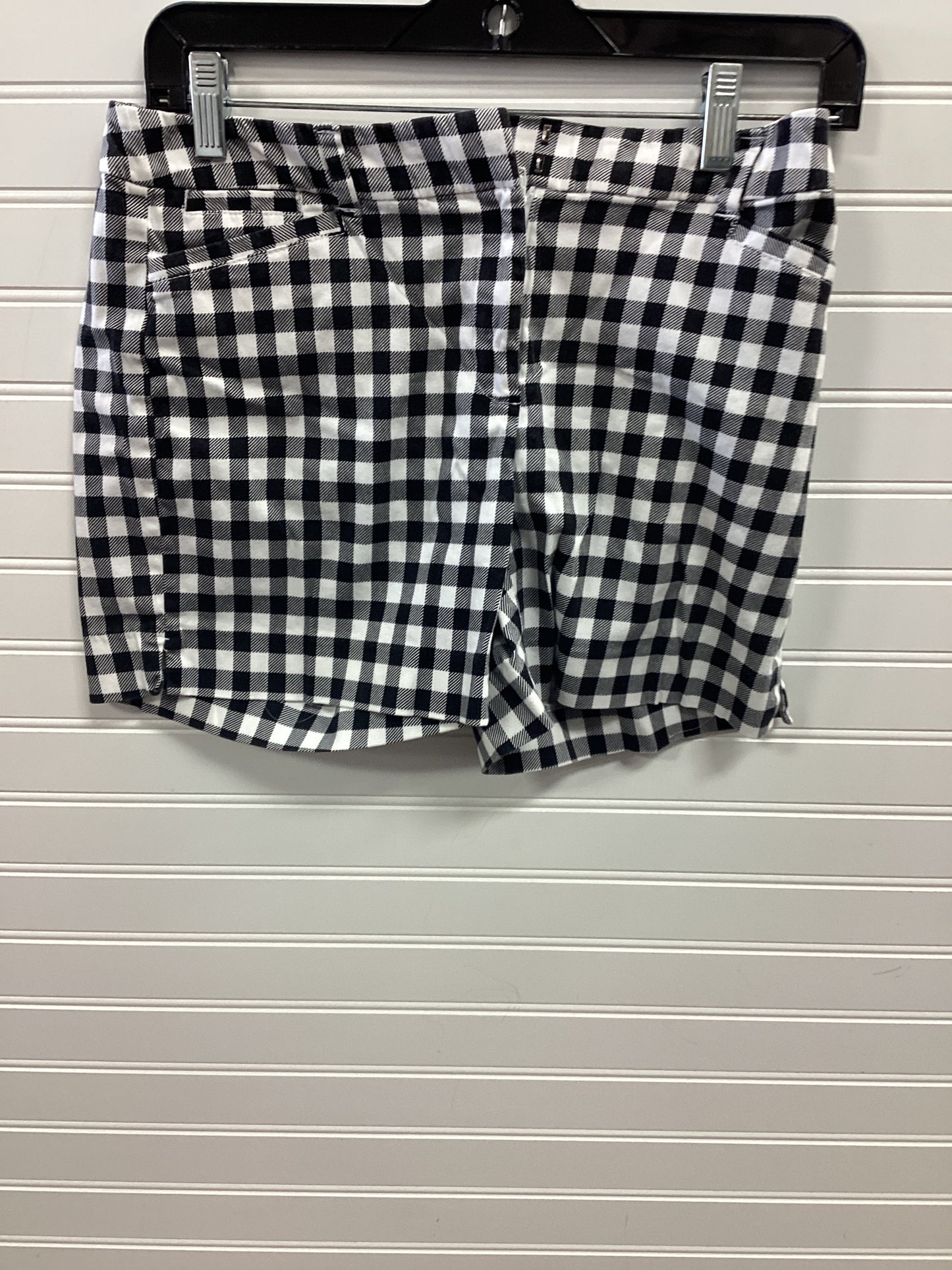 Shorts By White House Black Market In Plaid Pattern, Size:2