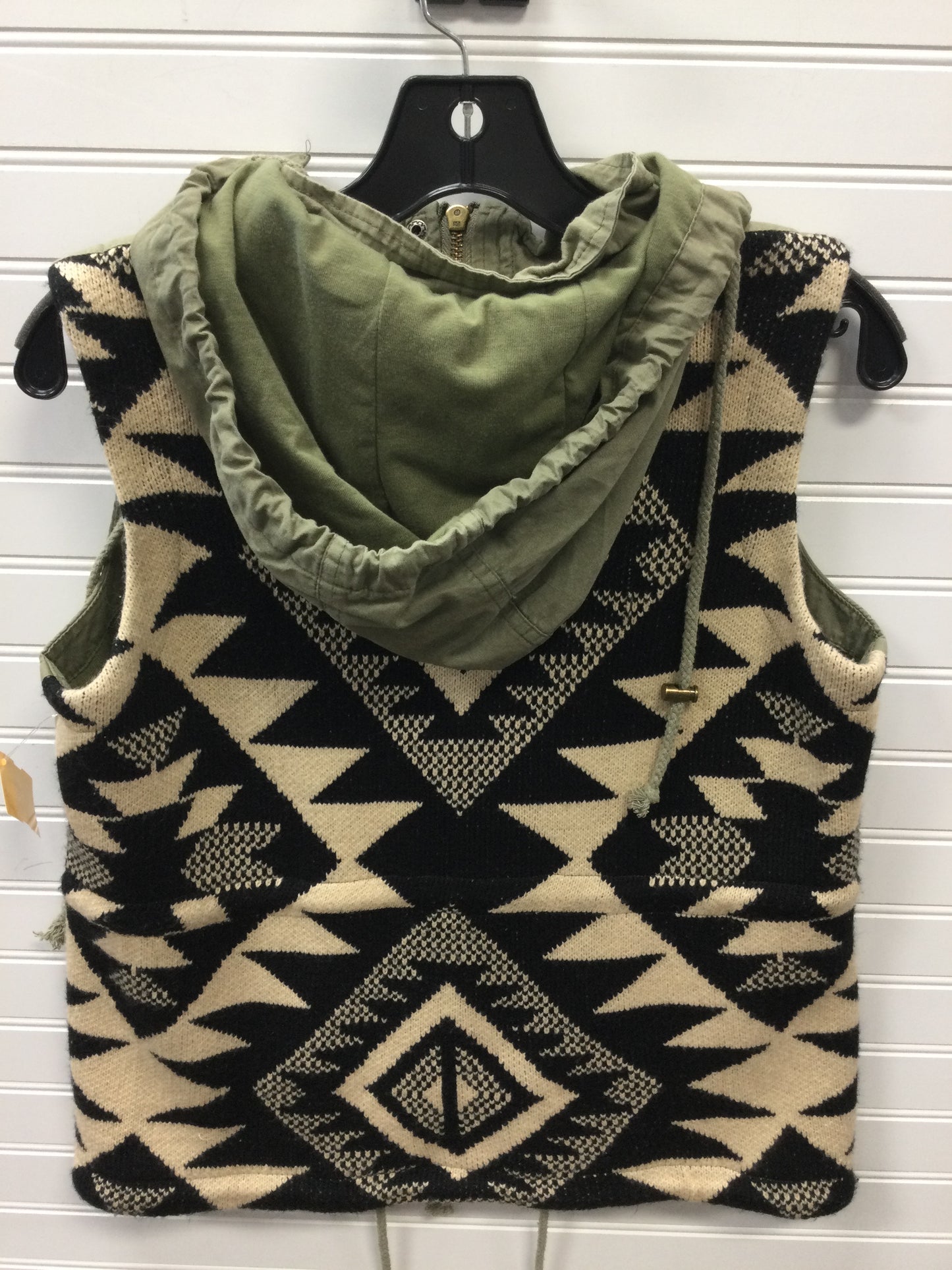 Vest Fleece By Clothes Mentor In Green, Size:S
