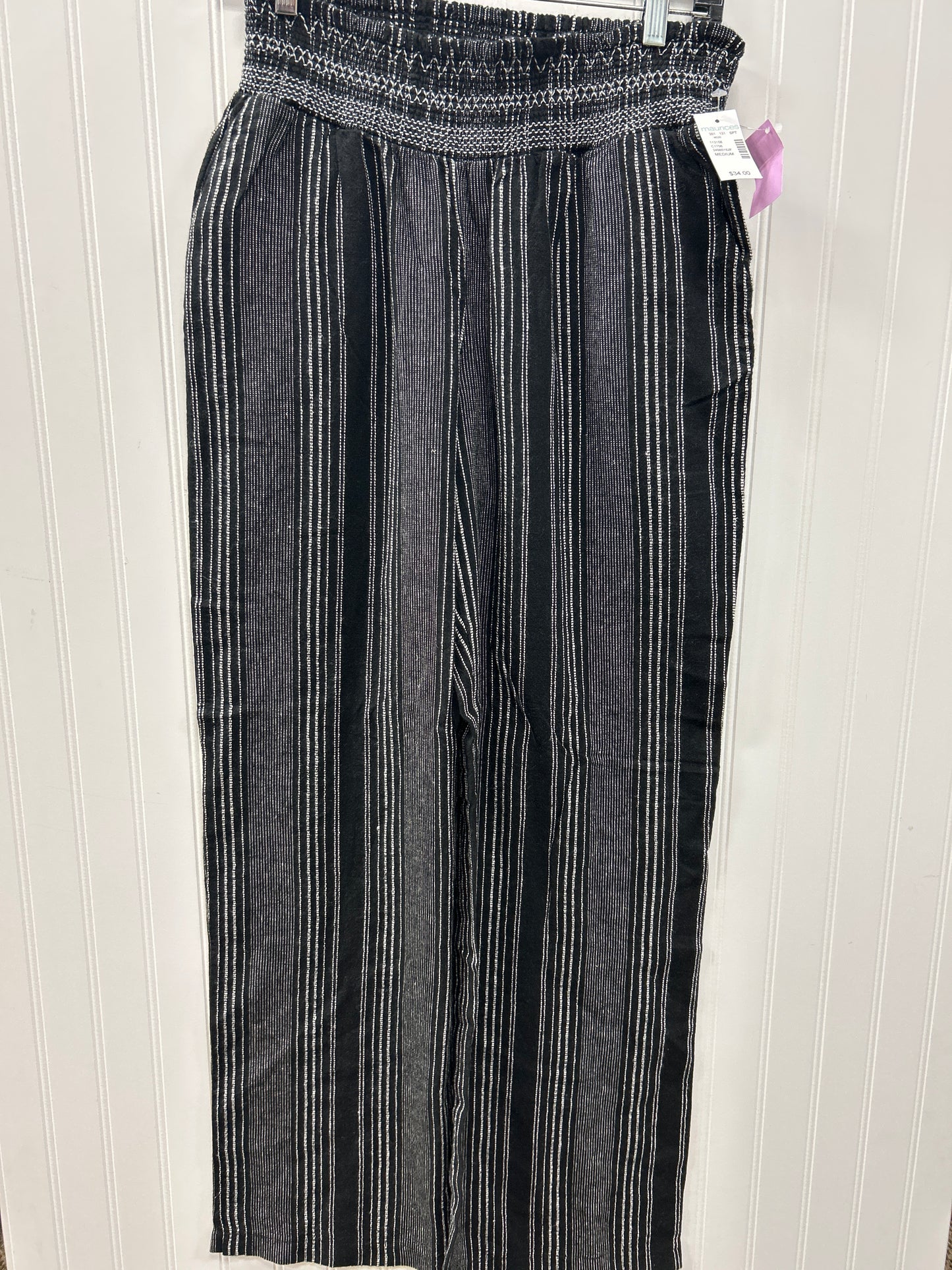 Pants Linen By Maurices In Black, Size:M