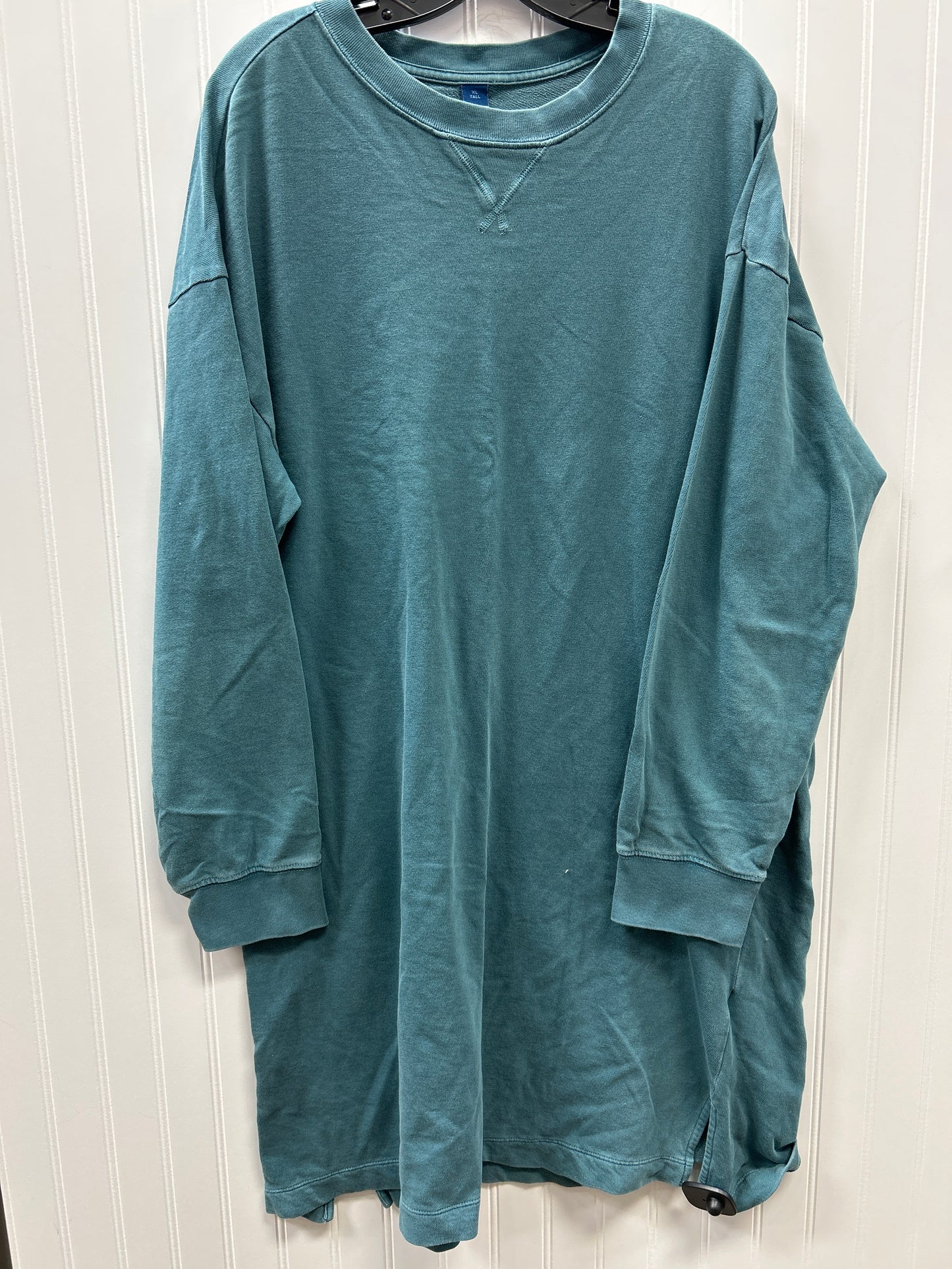Dress Casual Midi By Old Navy In Teal, Size:Xl