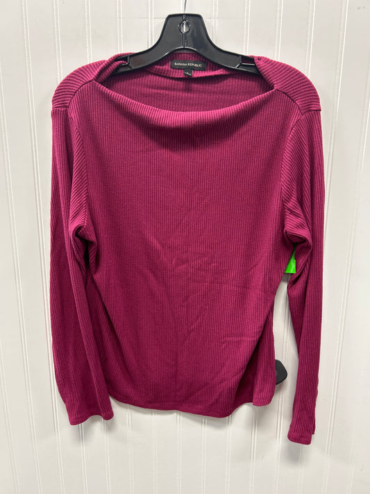 Top Ls By Banana Republic In Purple, Size:L