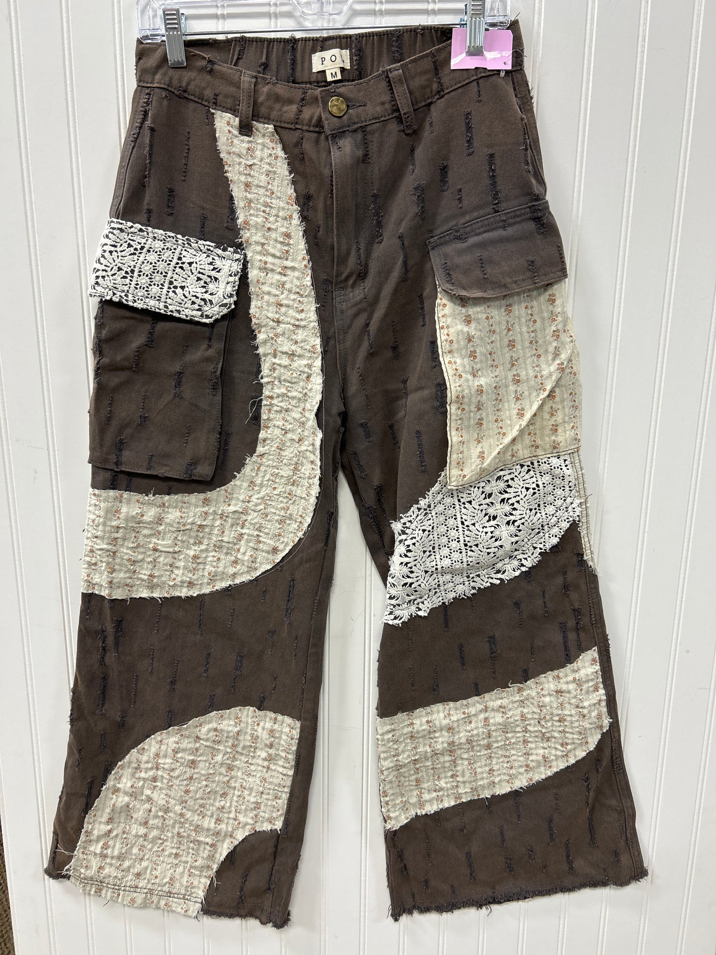 Pants Cargo & Utility By Pol In Brown, Size:M