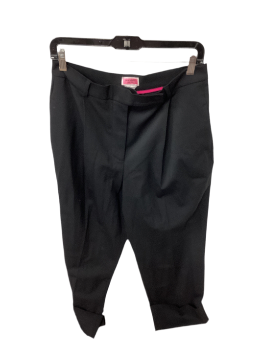 Pants Designer By Kate Spade In Black, Size:10