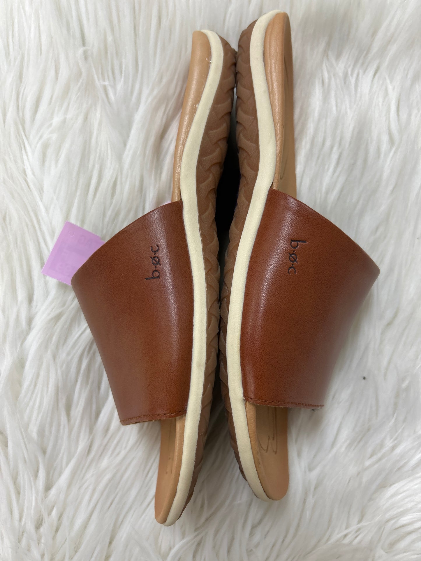 Sandals Flats By Boc In Brown, Size:9