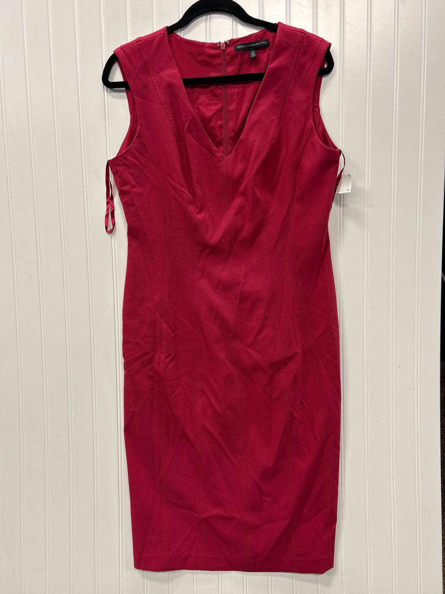 Dress Work By White House Black Market In Red, Size:12
