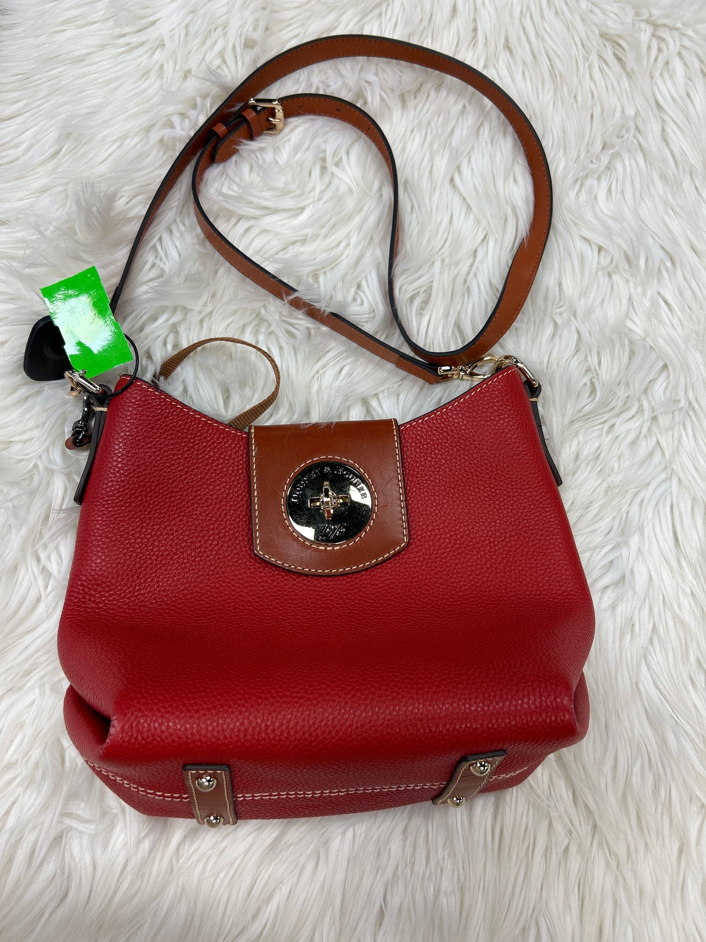 Handbag Designer By Dooney And Bourke In Red, Size:Medium