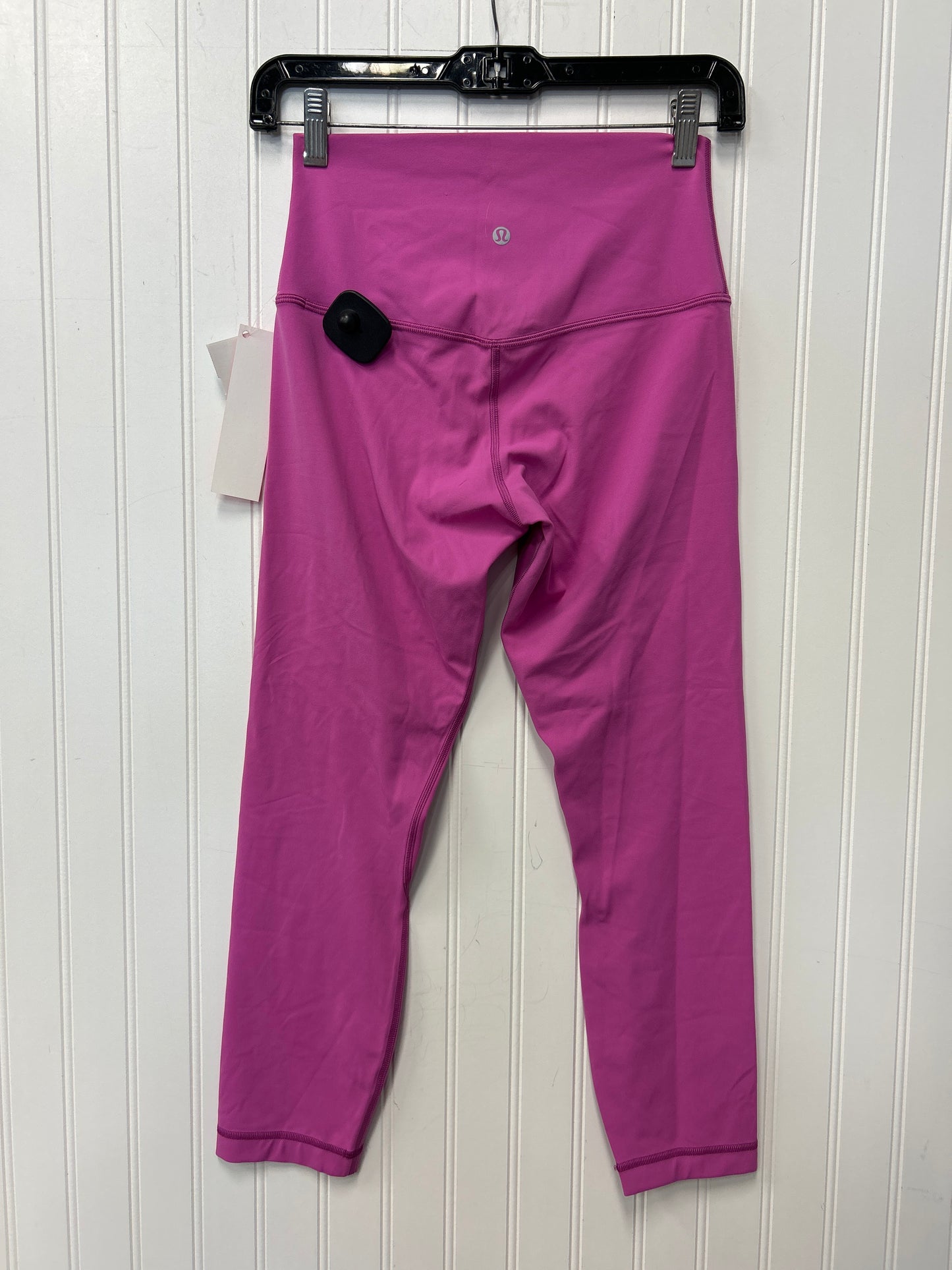 Athletic Leggings Capris By Lululemon In Pink, Size:6