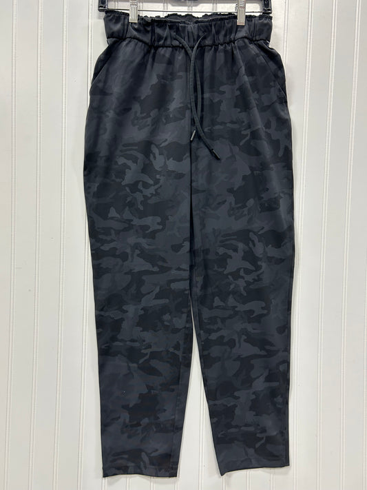 Athletic Pants By Lululemon In Grey, Size:6