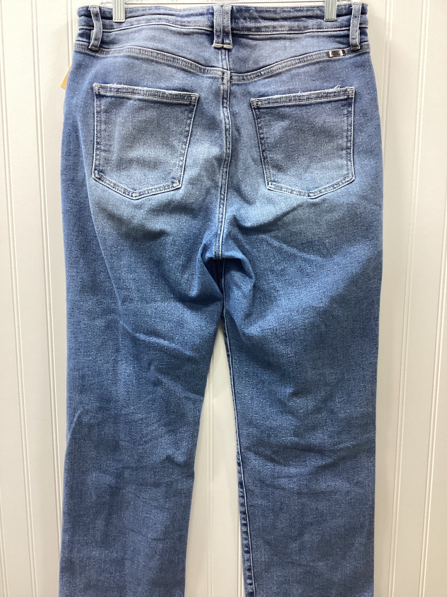 Jeans Straight By Kancan In Blue Denim, Size:12