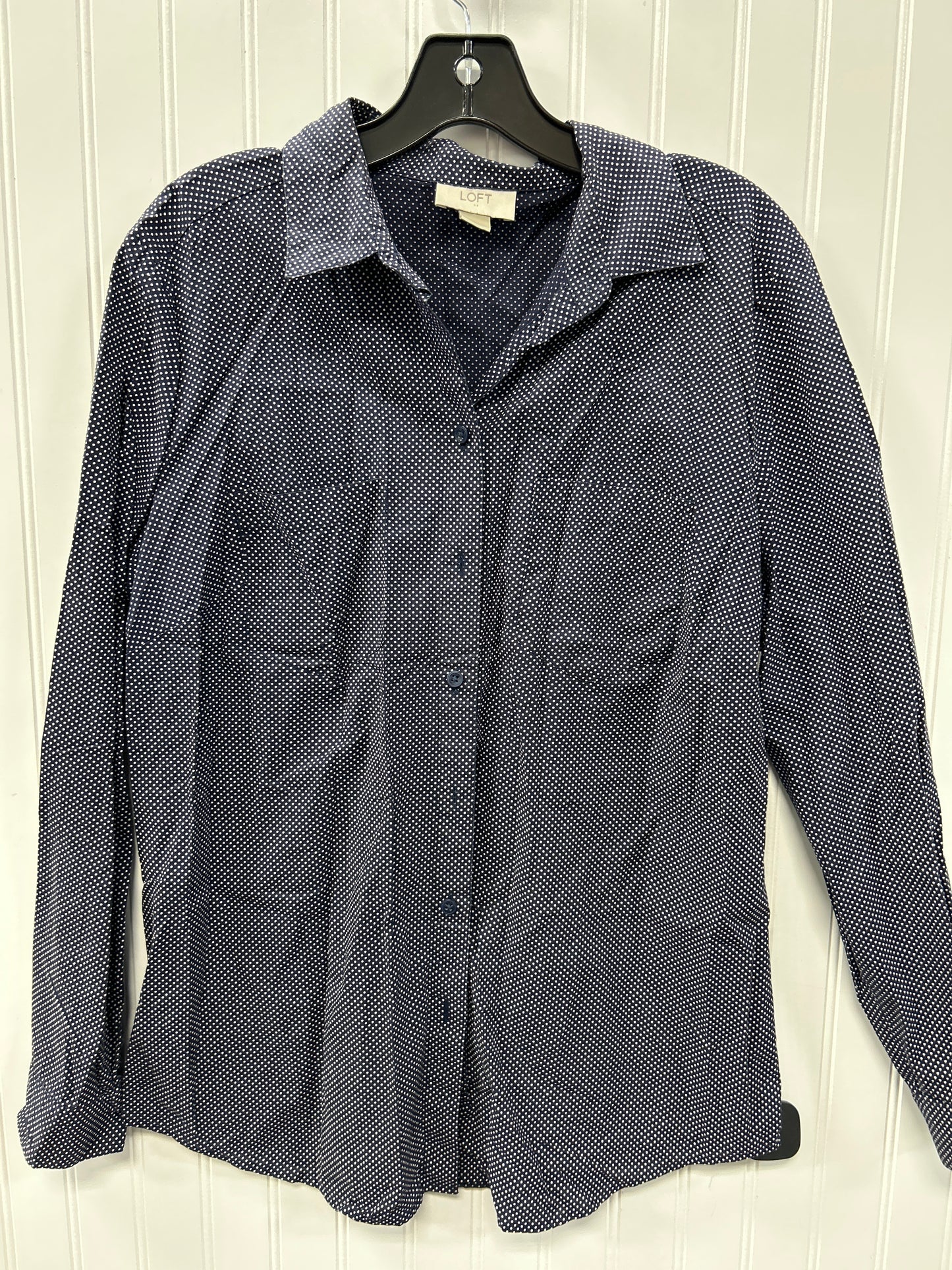 Top Ls By Loft In Navy, Size:L