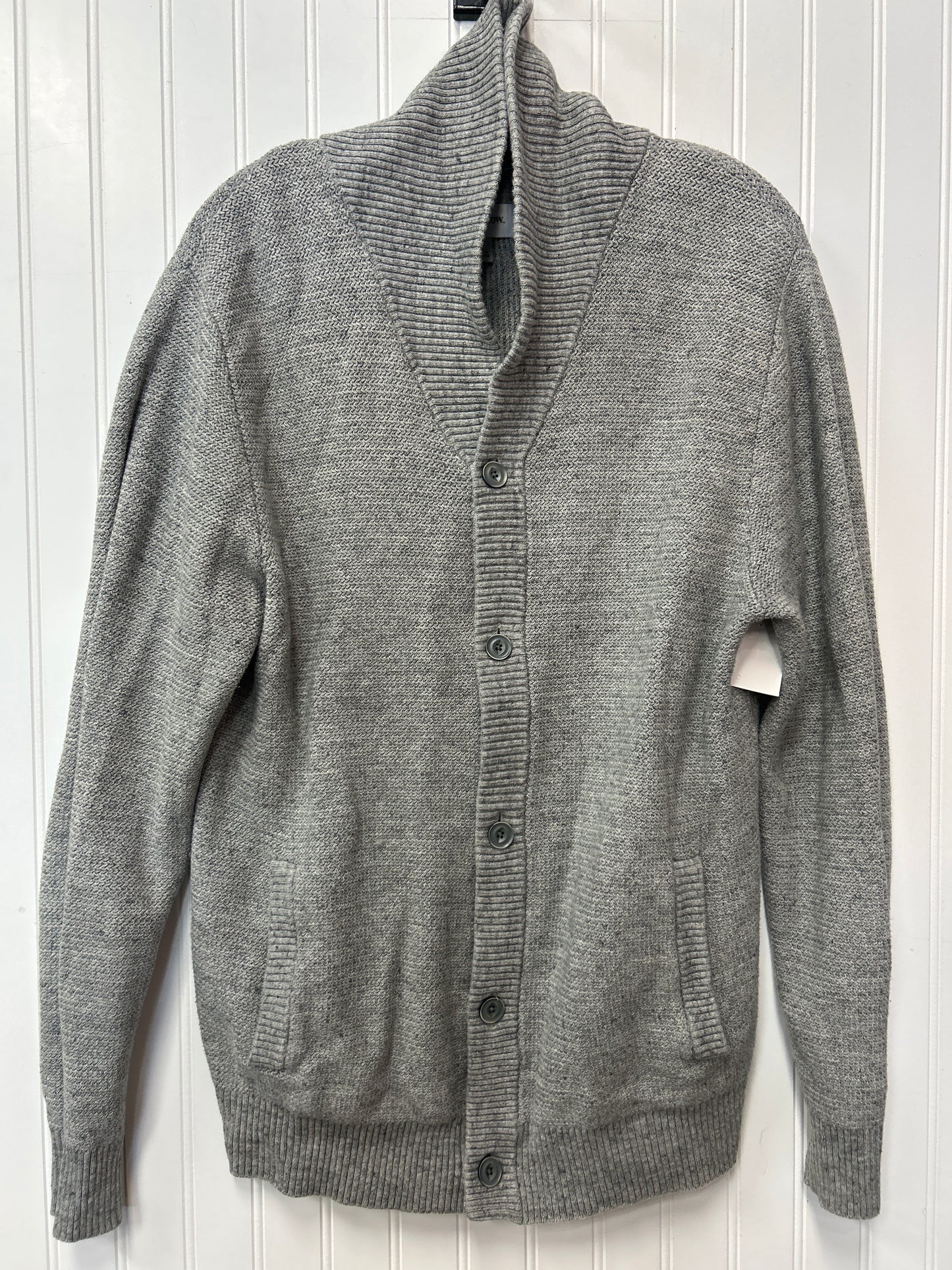 Sweater Cardigan By Cmc In Grey, Size:L