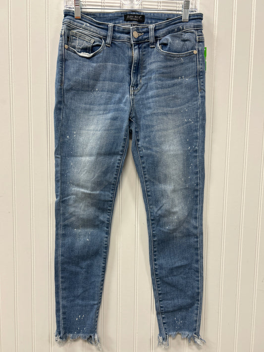 Jeans Skinny By Judy Blue In Blue Denim, Size:4
