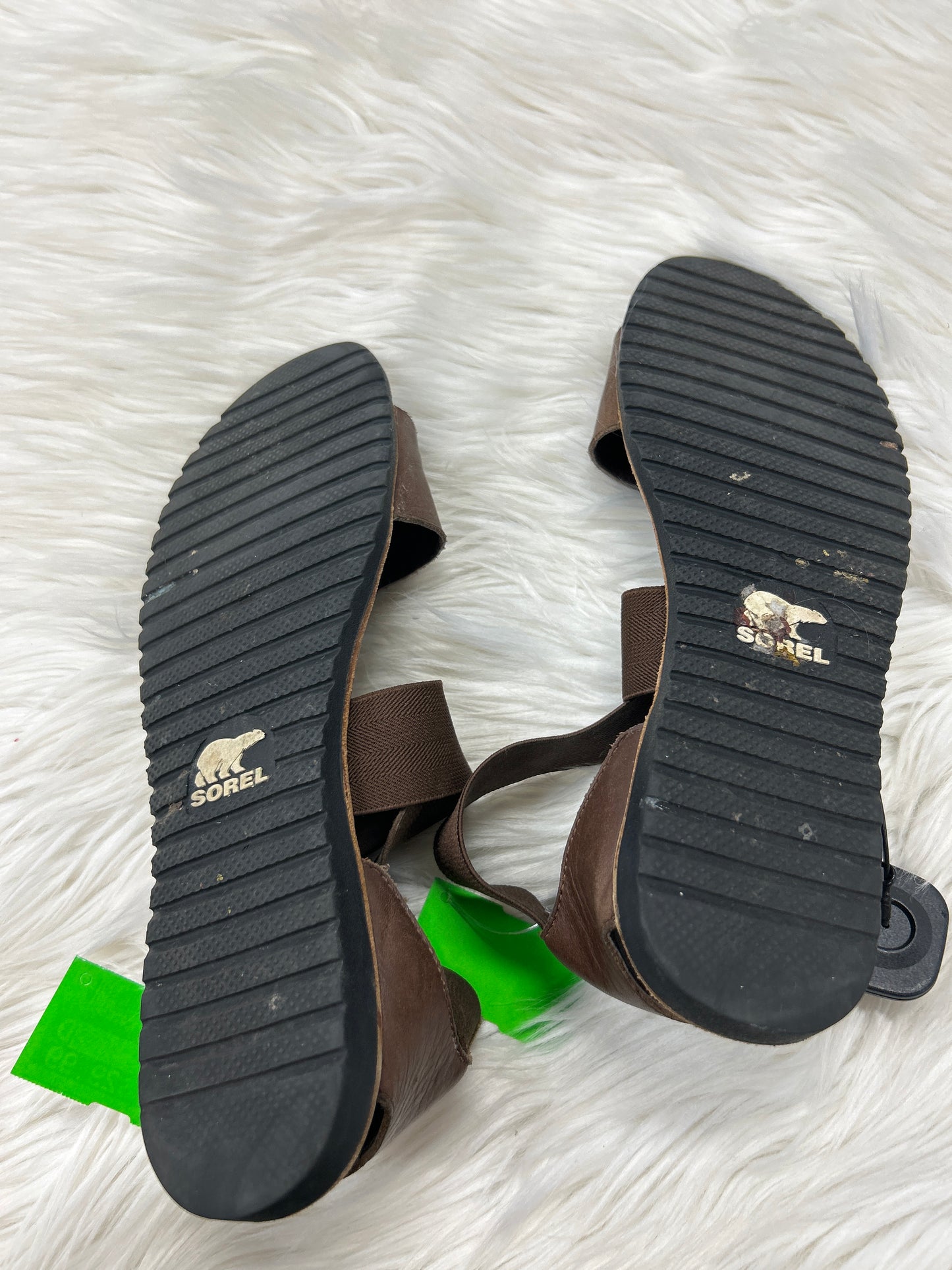 Sandals Flats By Sorel In Brown, Size:10