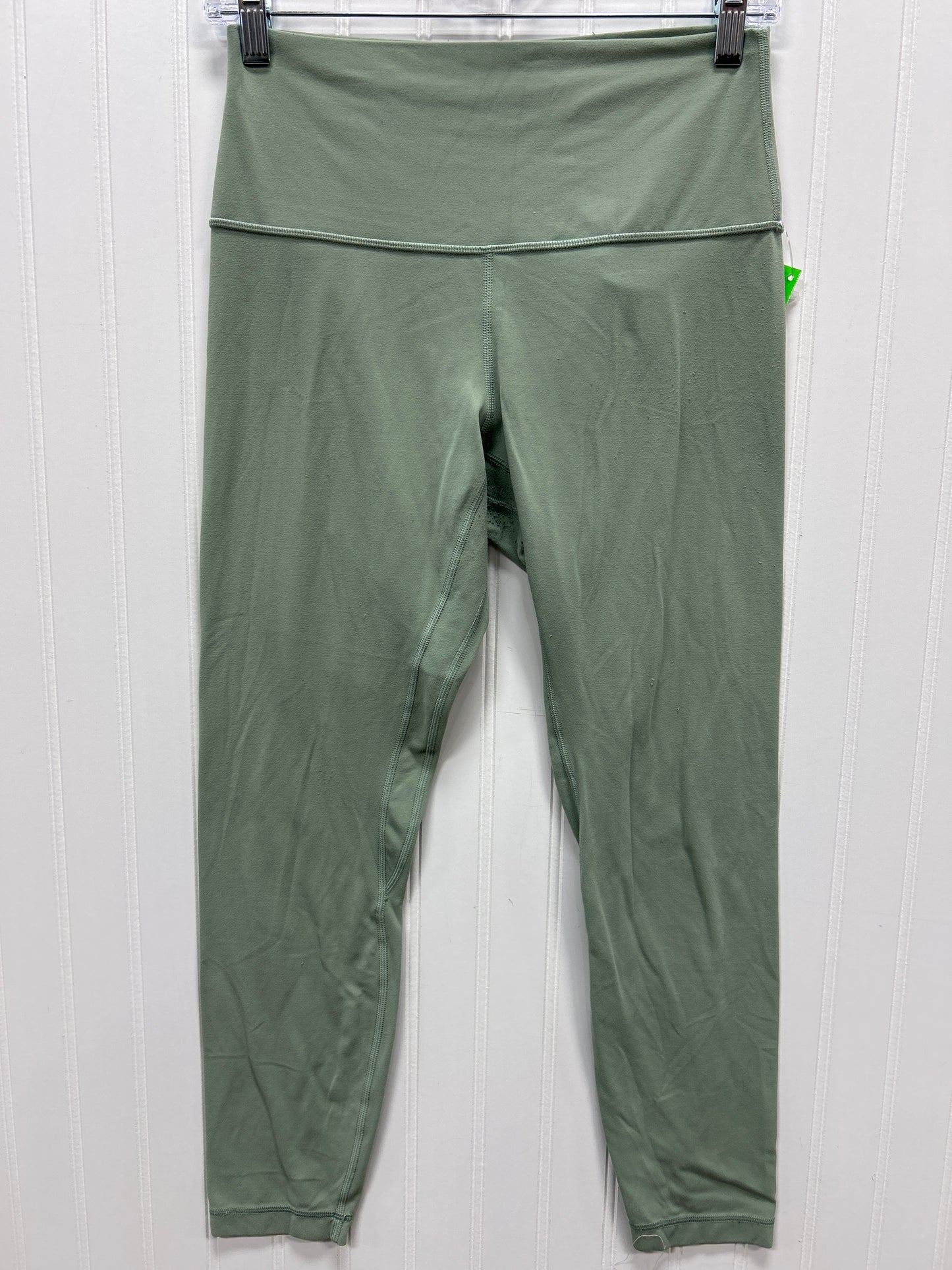 Athletic Leggings By Lululemon In Green, Size:8