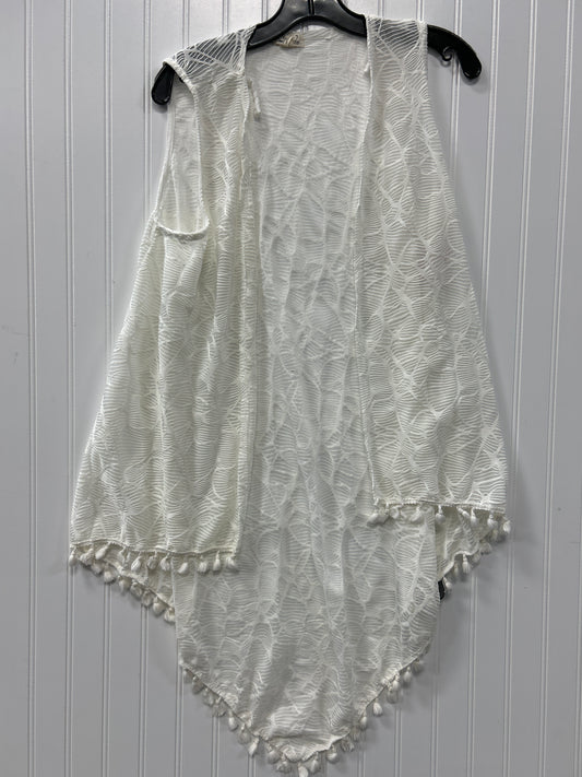 Kimono By Clothes Mentor In White, Size:L