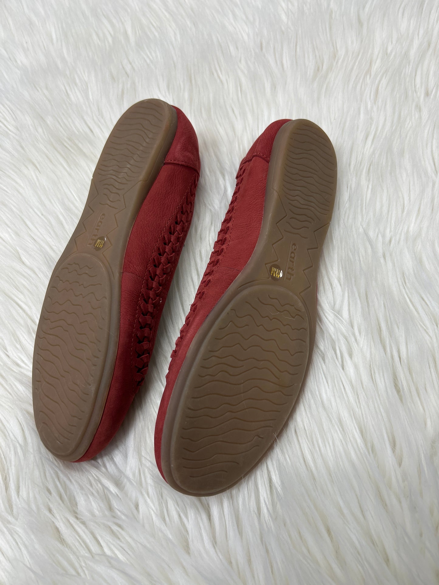 Shoes Flats By Earth In Red, Size:11
