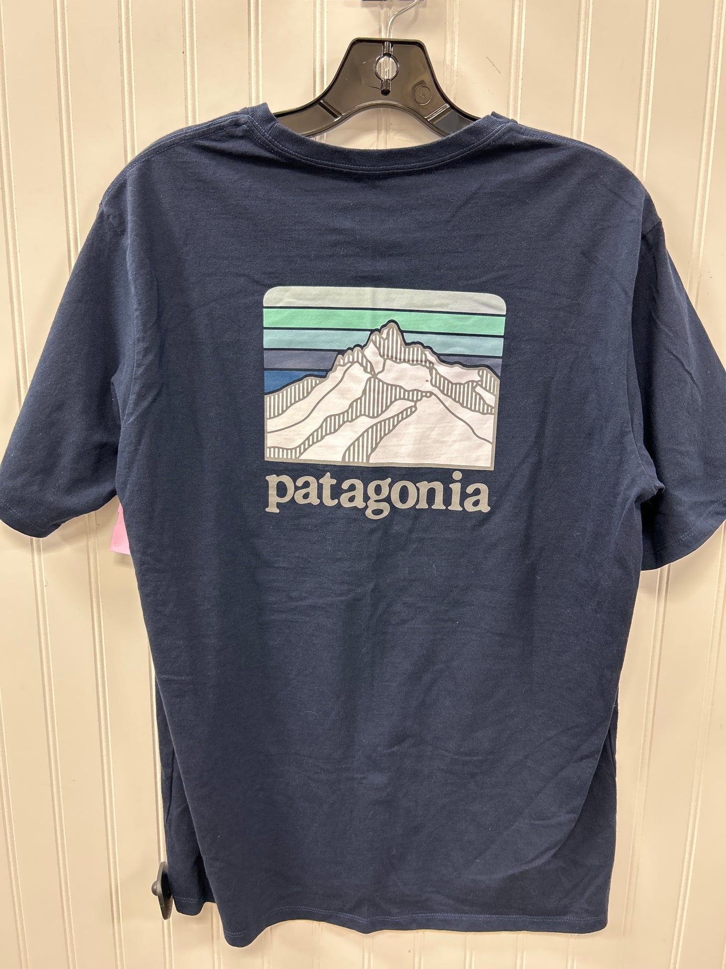 Top Ss By Patagonia In Navy, Size:M