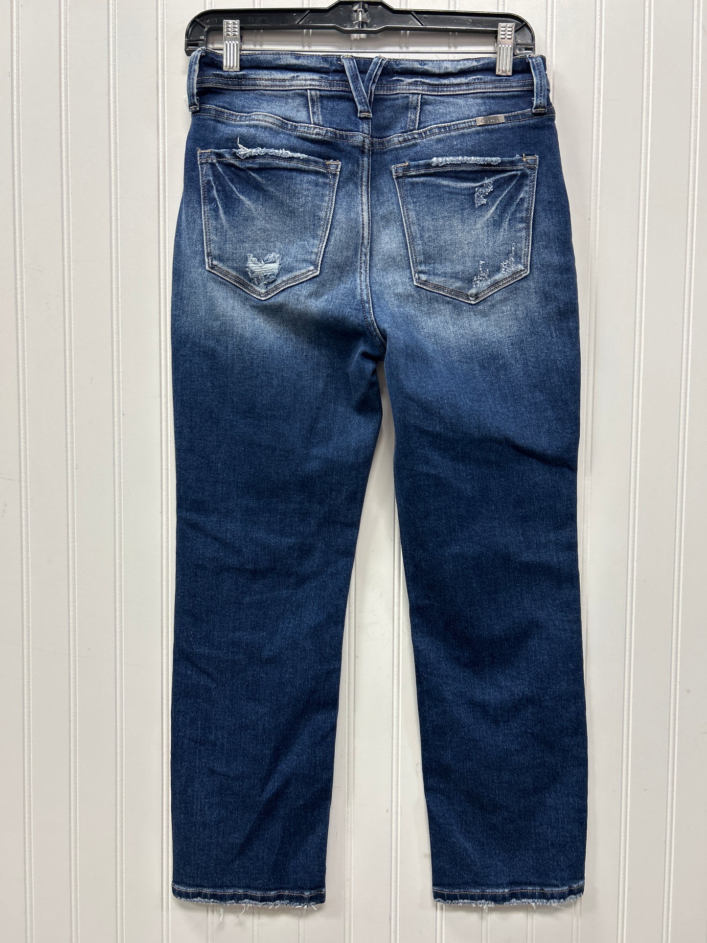 Jeans Straight By Kancan In Blue Denim, Size:4