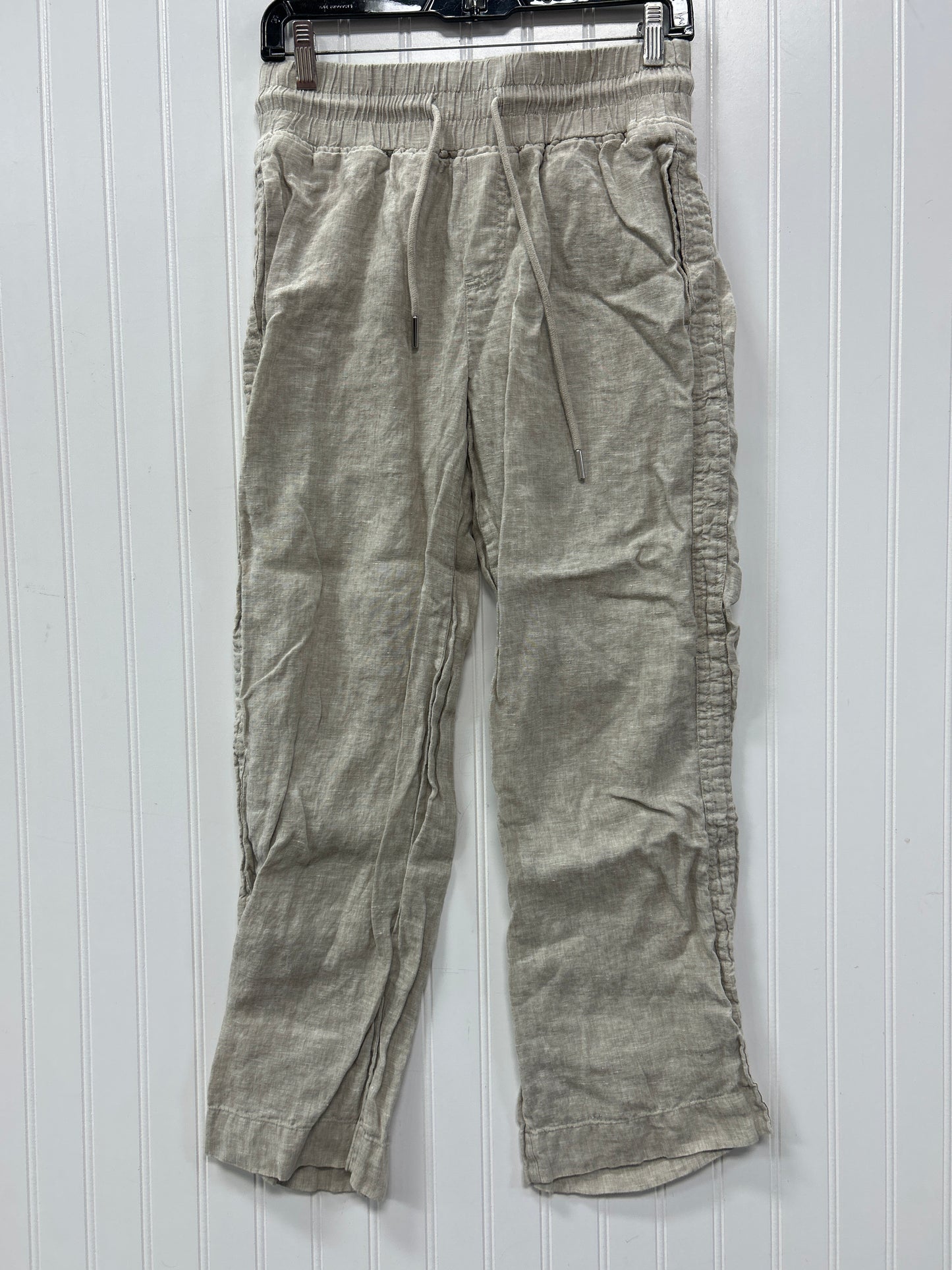 Pants Linen By Quince In Tan, Size:S