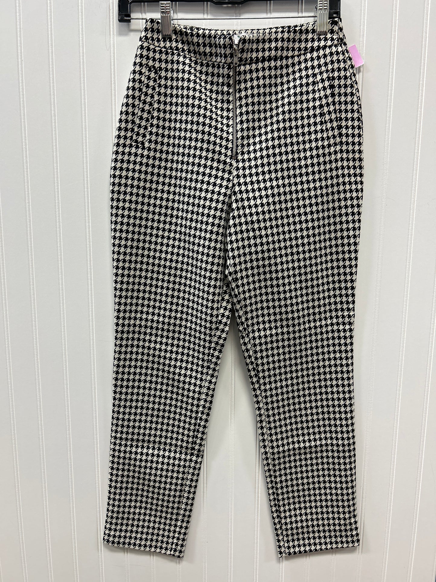 Pants Dress By Top Shop In Black & Cream, Size:4