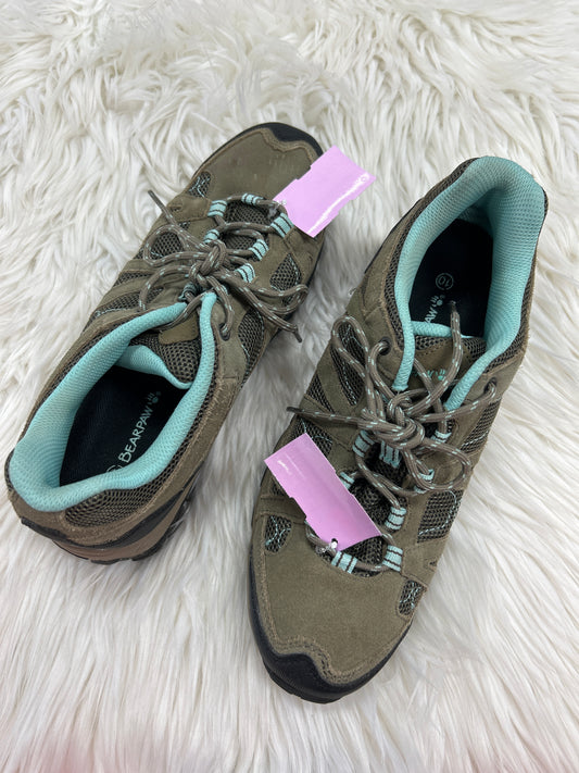 Shoes Athletic By Bearpaw In Blue & Brown, Size:10