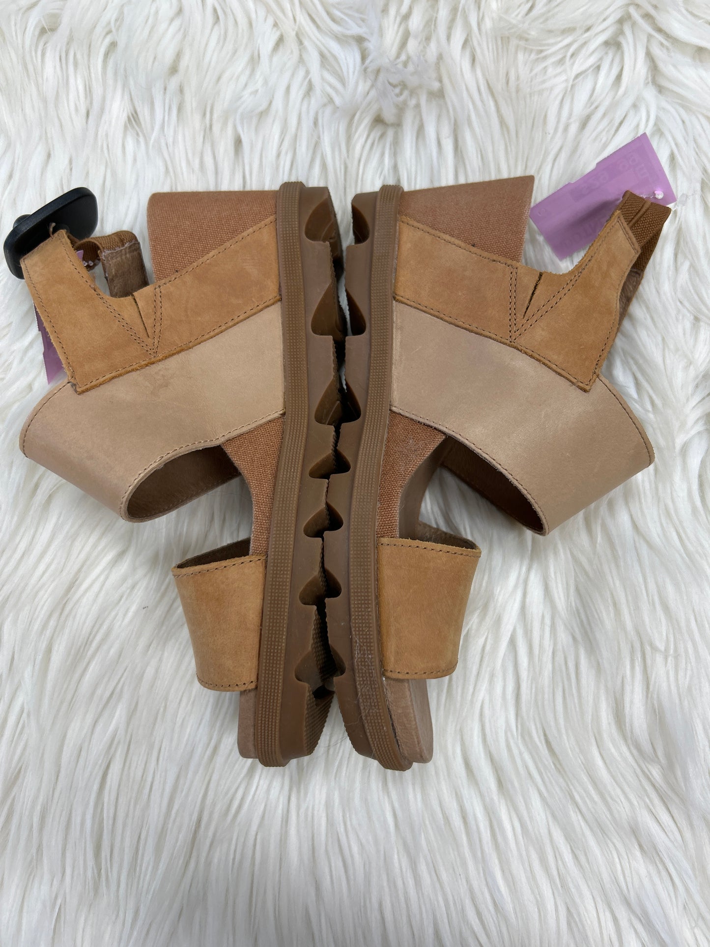 Sandals Flats By Sorel In Tan, Size:9