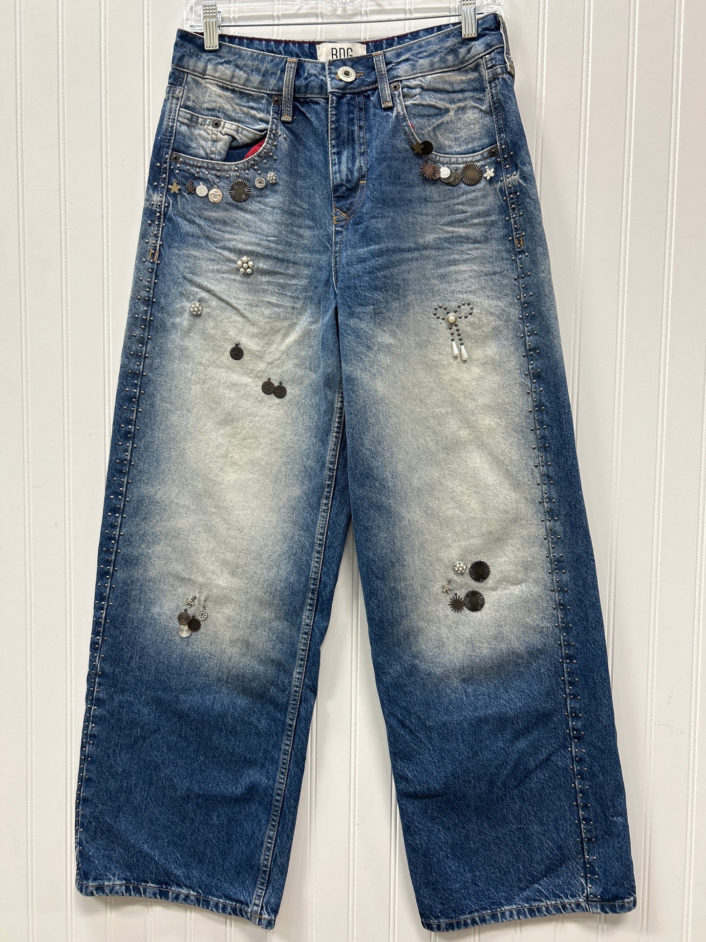 Jeans Wide Leg By Bdg In Blue Denim, Size:2