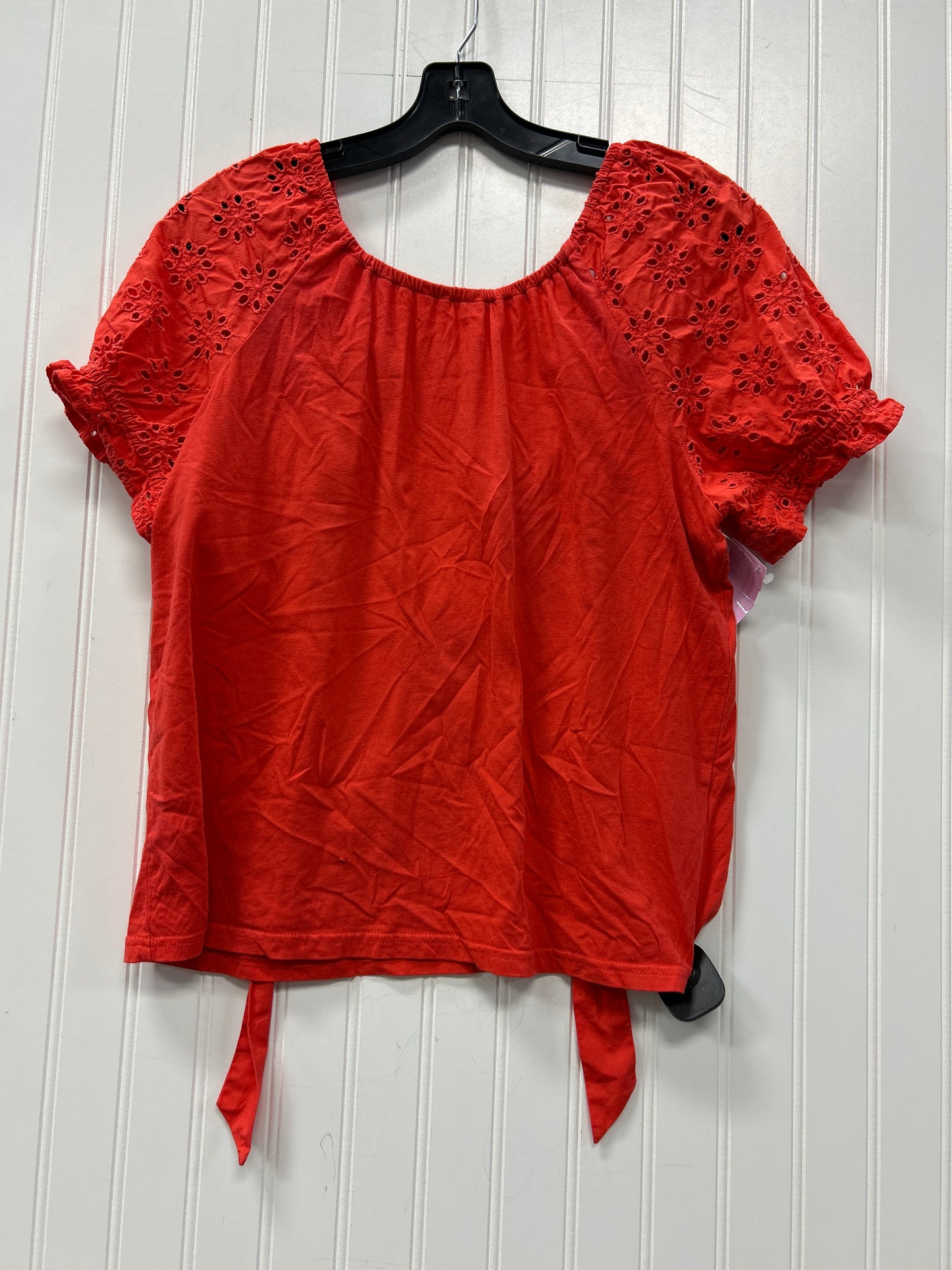 Top Ss By J. Crew In Orange, Size:M