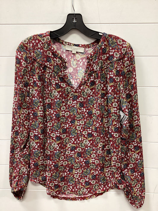 Top Ls By Loft In Red, Size:Xs