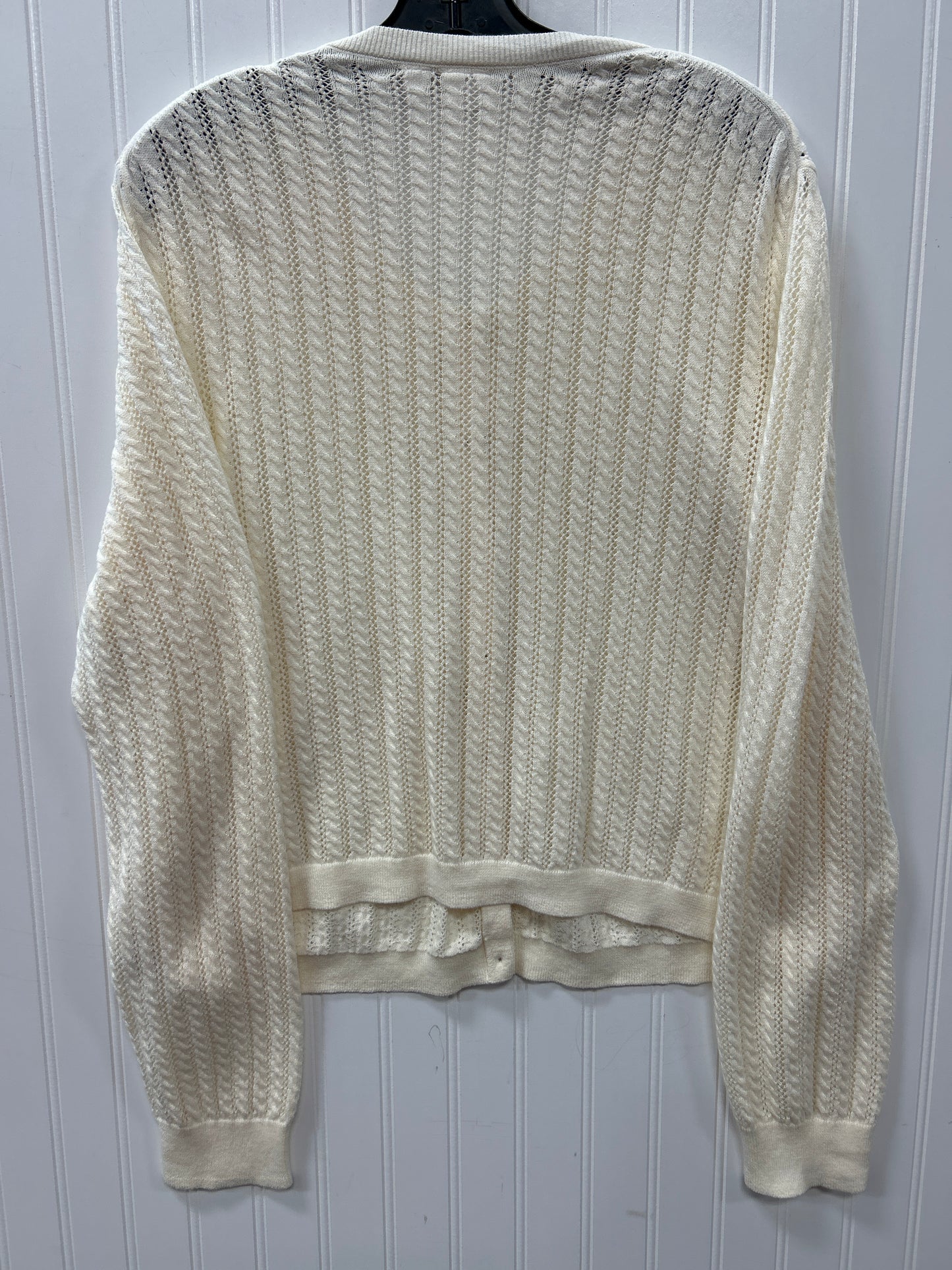 Blouse Ls By Gap In Cream, Size:Xl