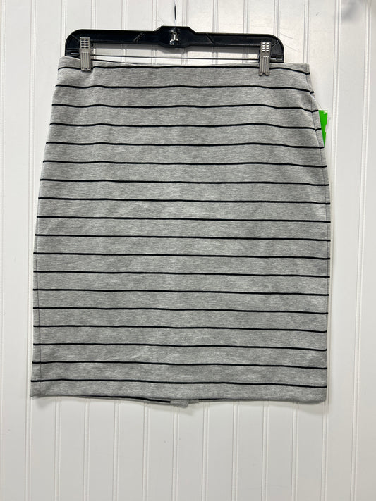 Skirt Midi By Banana Republic In Grey, Size:M