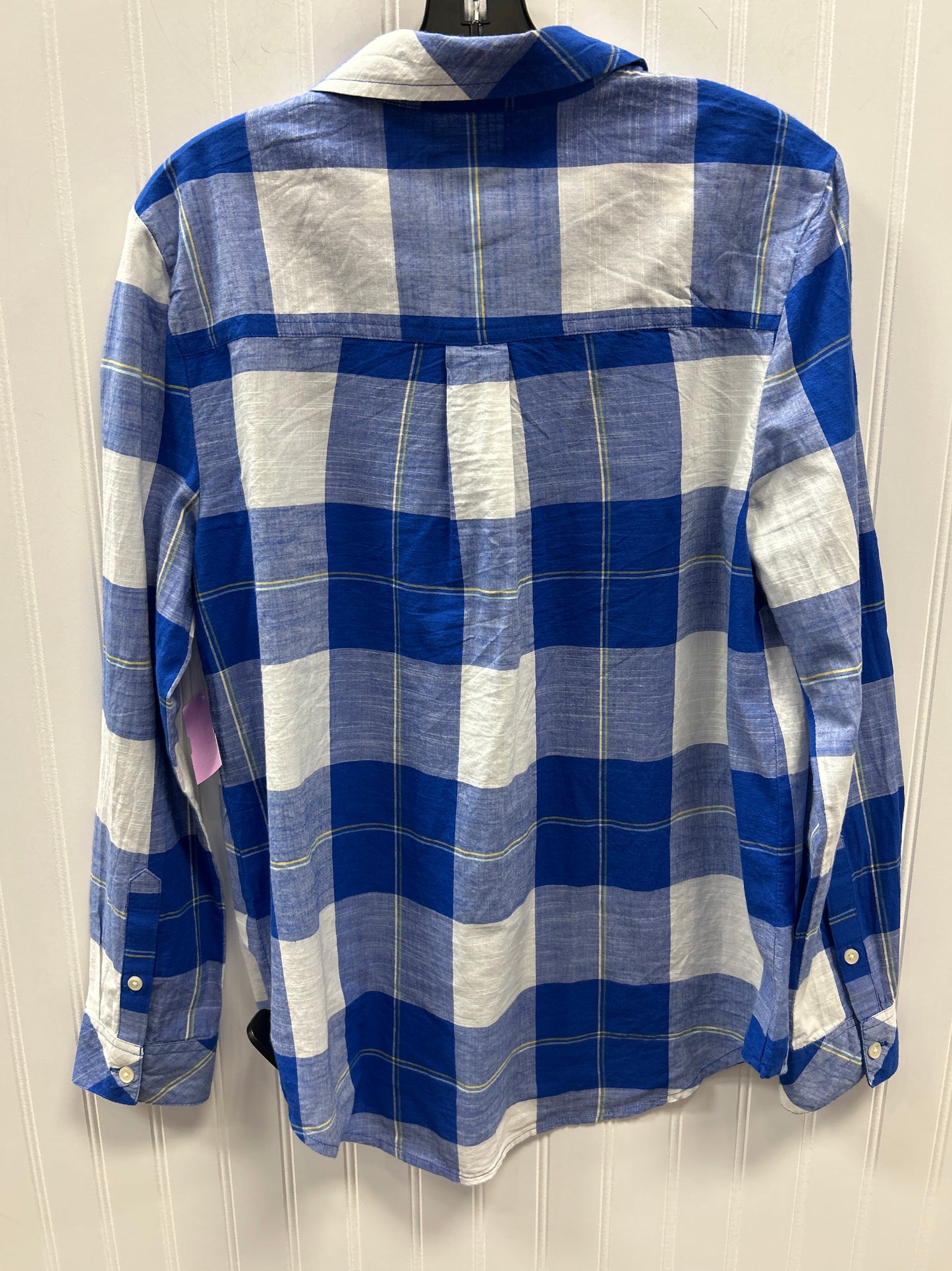 Blouse Ls By Style And Co Collection Women In Blue, Size:M