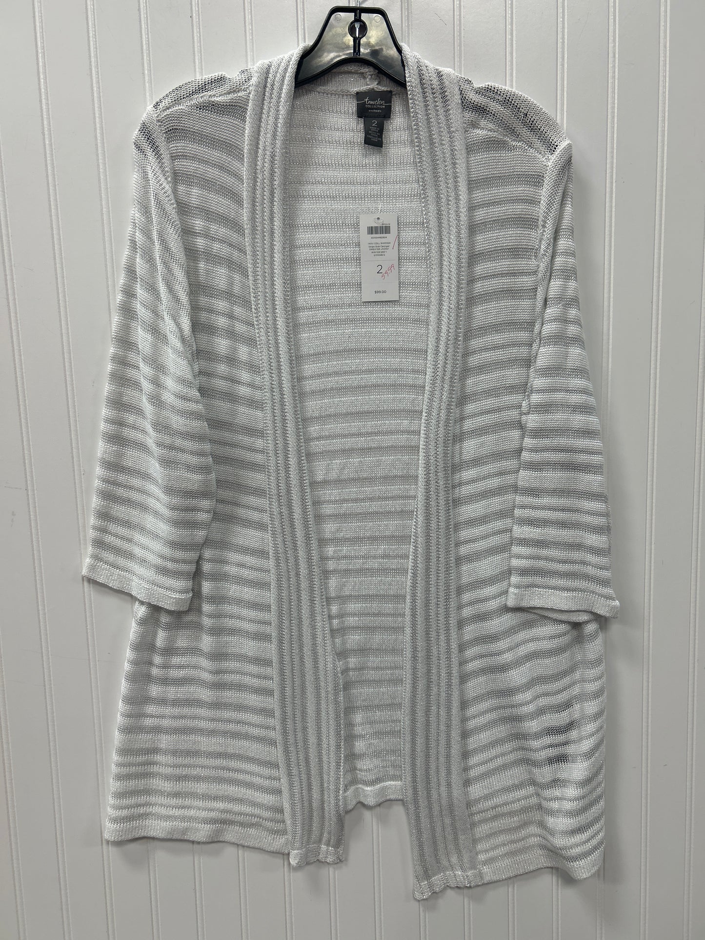 Cardigan By Chicos In White, Size:M