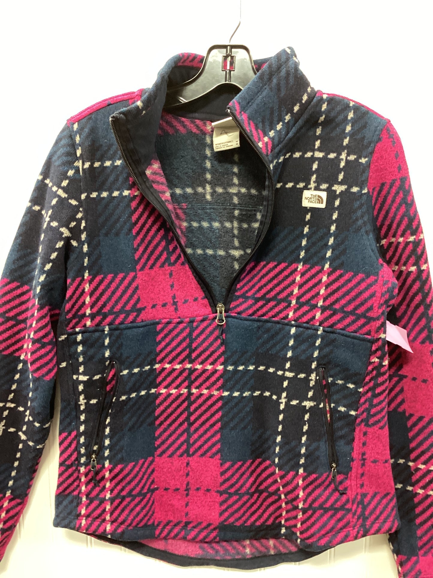 Athletic Fleece By The North Face In Blue & Pink, Size:M