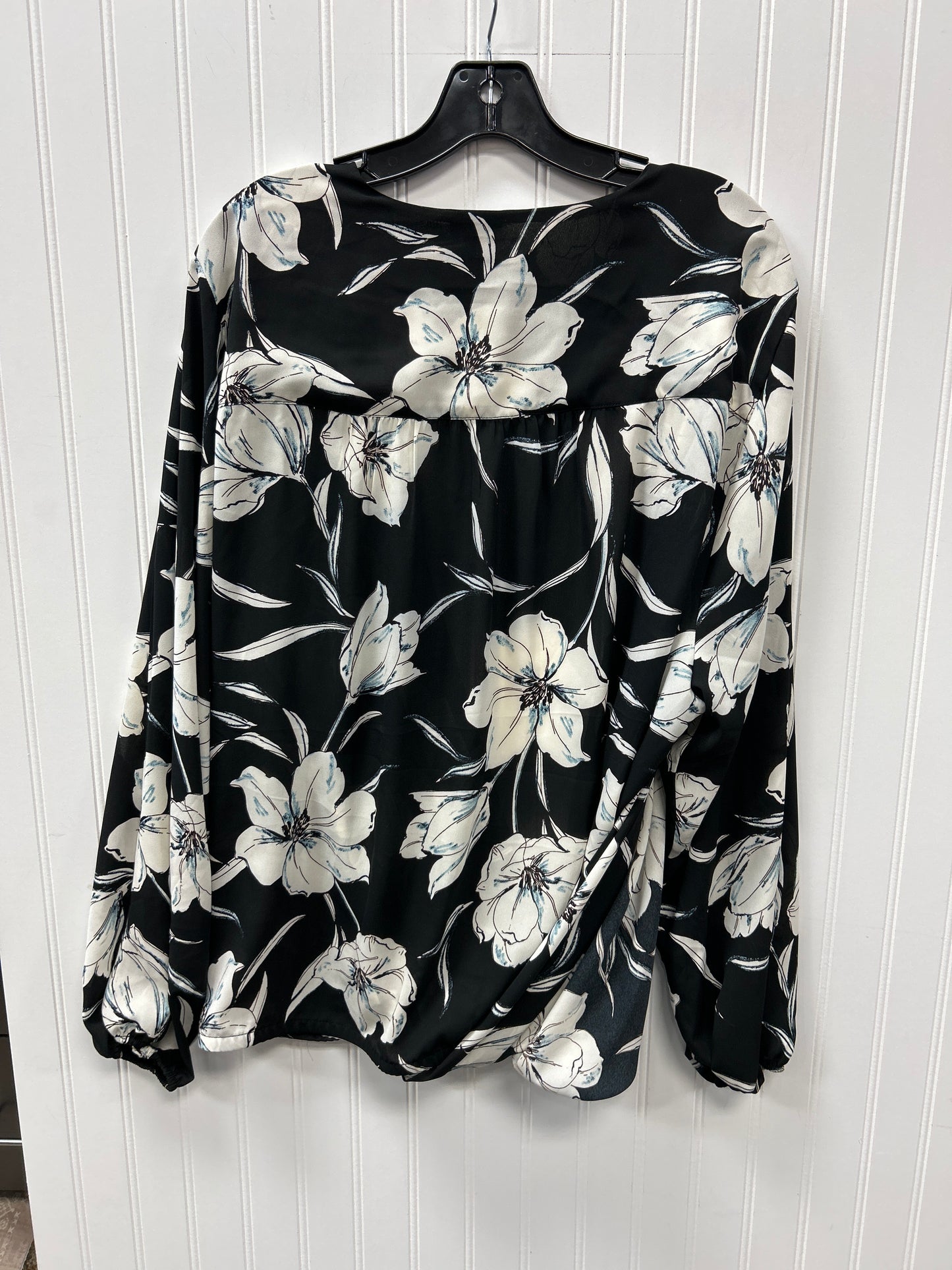 Blouse Ls By Torrid In Black, Size:3X