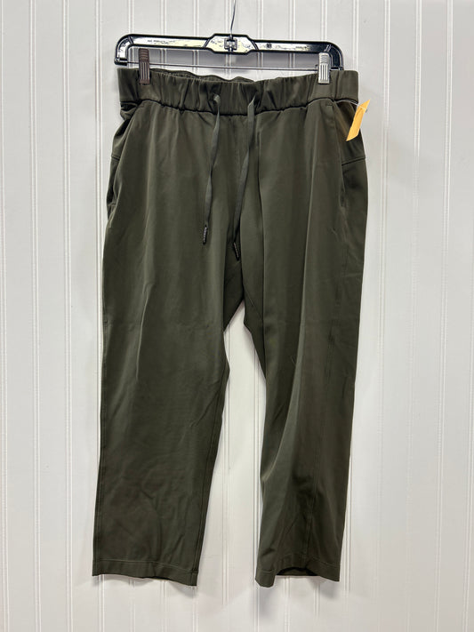 Athletic Pants By Lululemon In Green, Size:6
