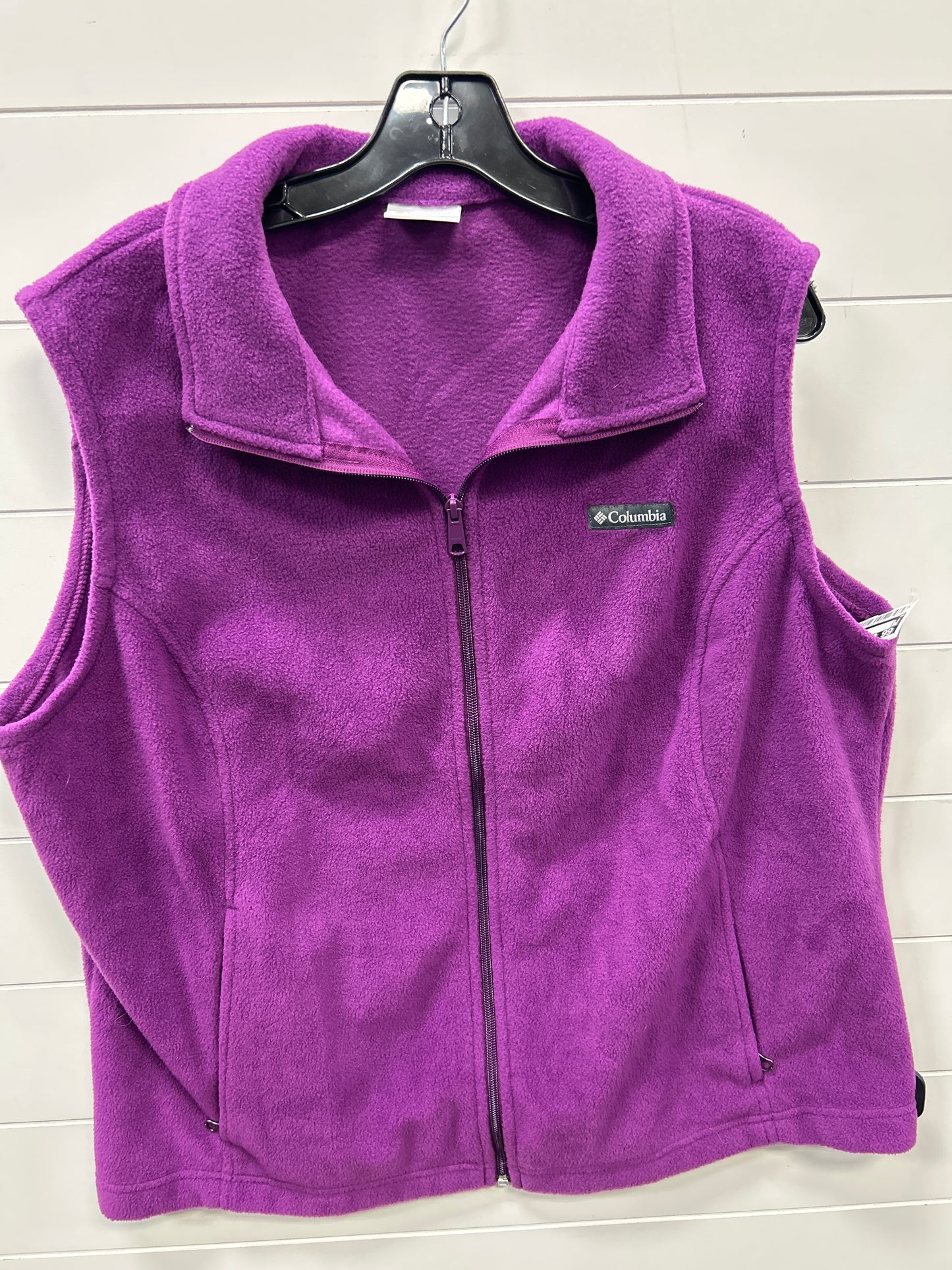 Vest Fleece By Columbia In Purple, Size:2X