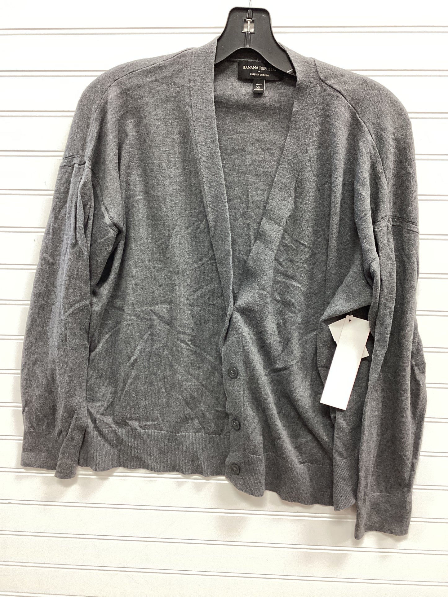 Top Ls By Banana Republic In Grey, Size:Xlp