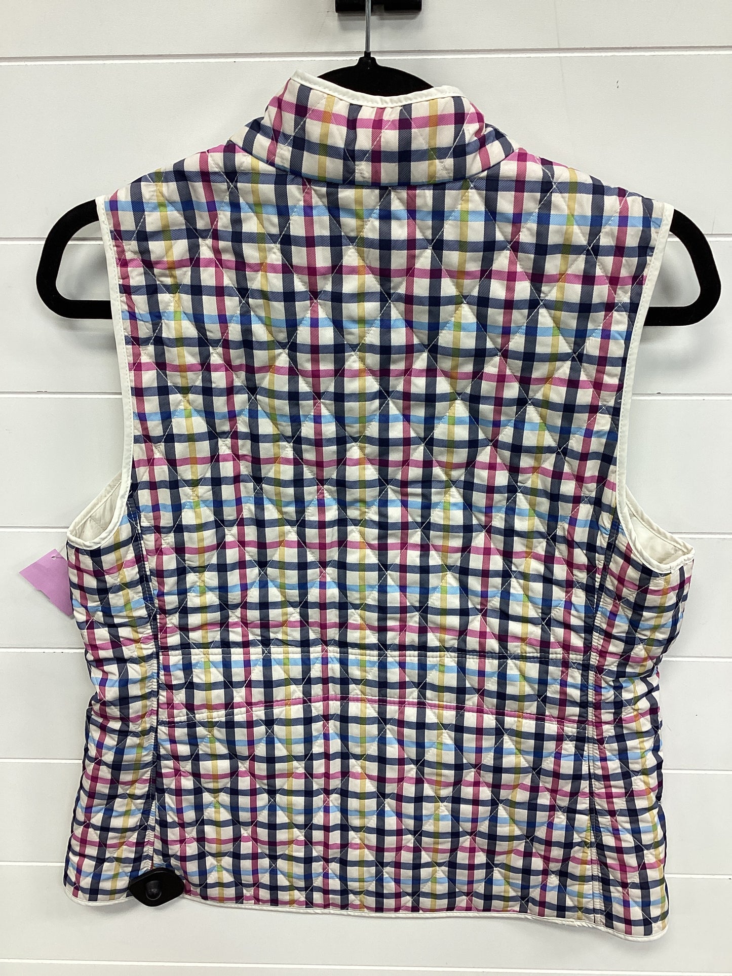 Vest Other By Clothes Mentor In Plaid Pattern, Size:M