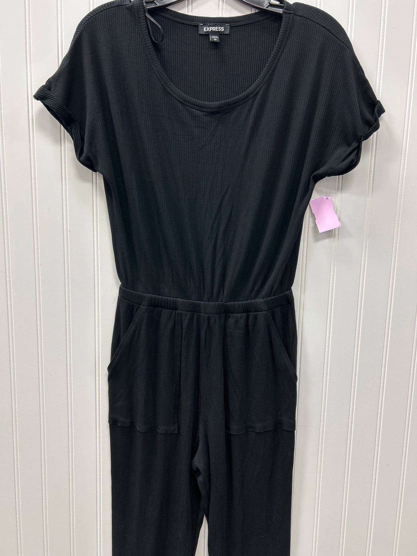 Jumpsuit By Express In Black, Size:Xs