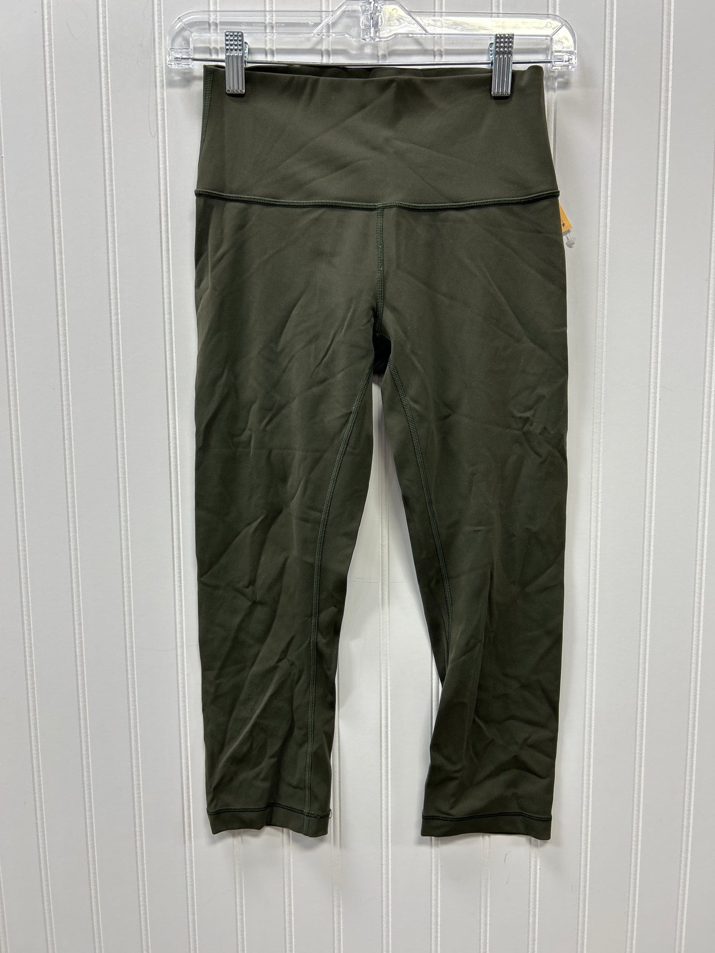 Athletic Leggings Capris By Lululemon In Green, Size:6
