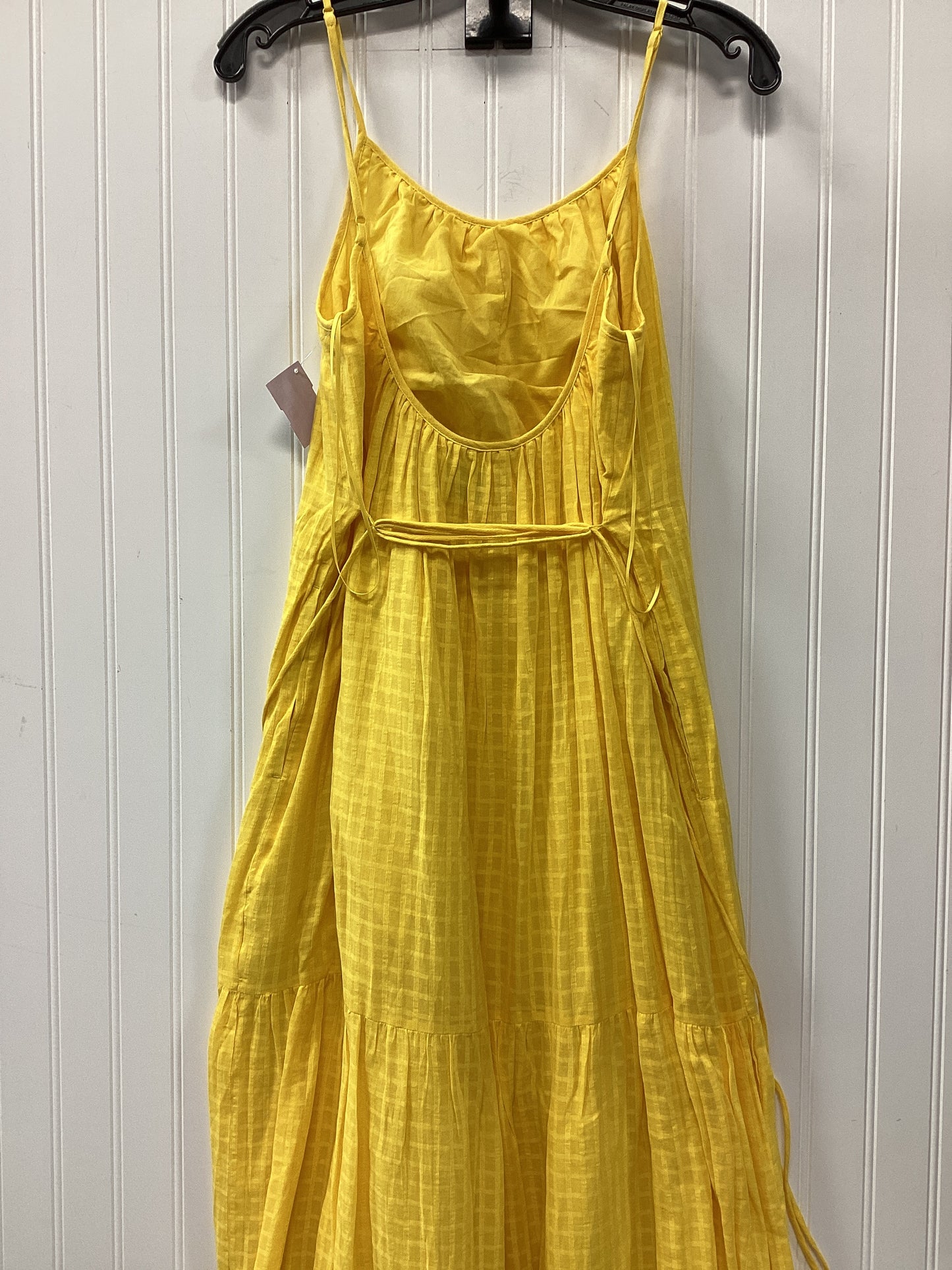 Dress Casual Maxi By Banana Republic In Yellow, Size:S