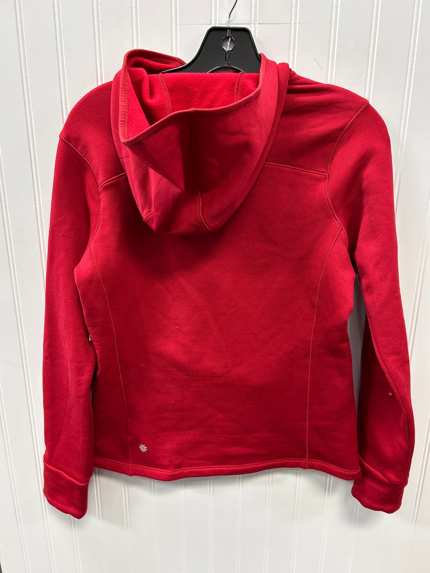 Athletic Top Ls Hoodie By Athleta In Red, Size:S