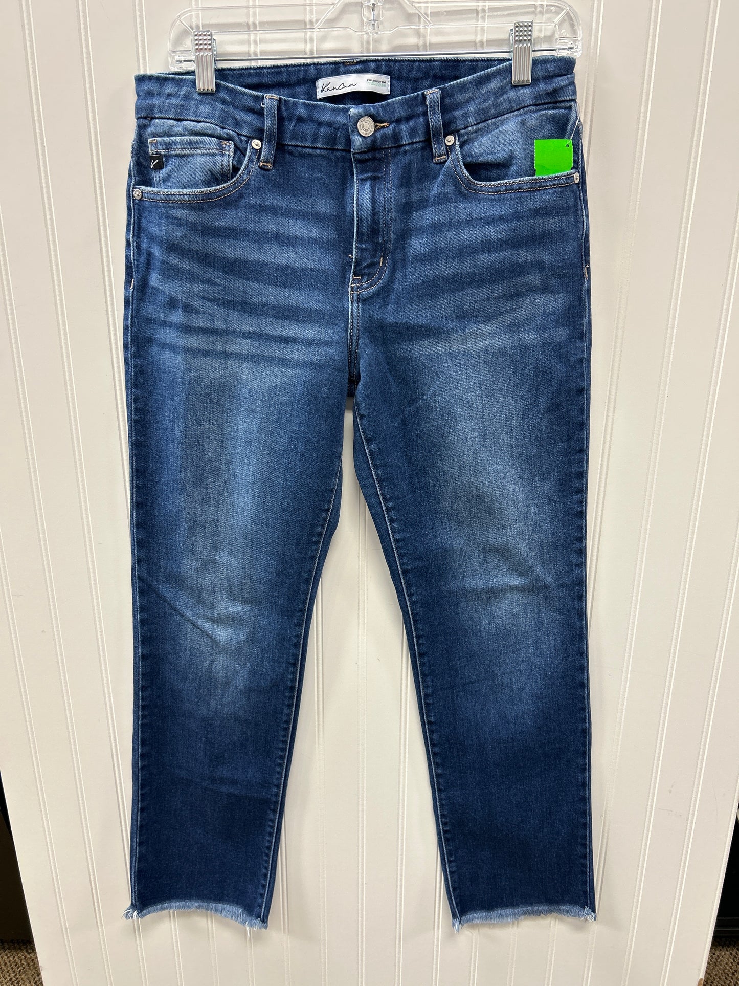 Jeans Straight By Kancan In Blue Denim, Size:6