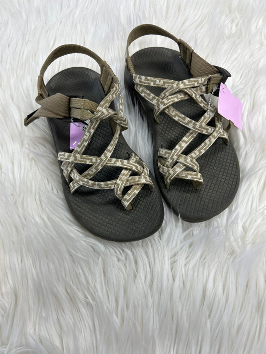 Sandals Flats By Chacos In Brown, Size:5